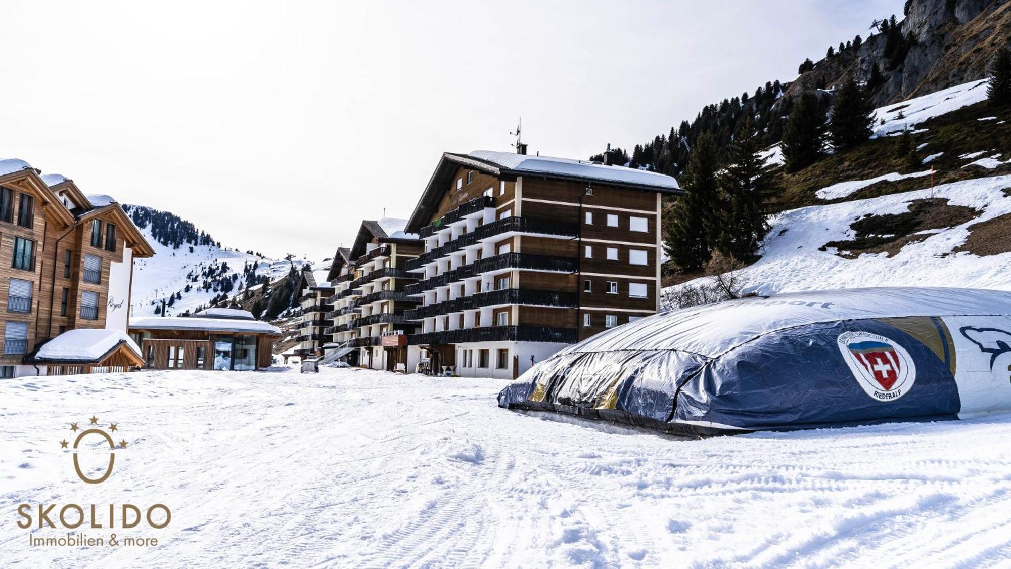 Haus Rhodania Mit Matterhornblick, Riederalp Mitte المظهر الخارجي الصورة